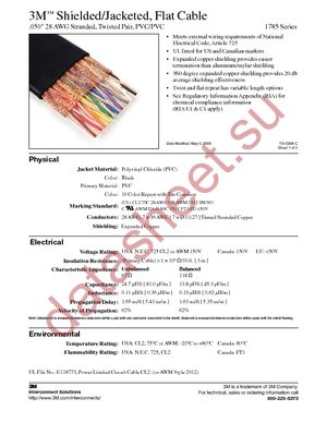 1785/16 100SF datasheet  